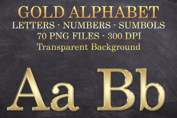 Download Gold Letters Numbers Symbols Png Files - Png fil Collection