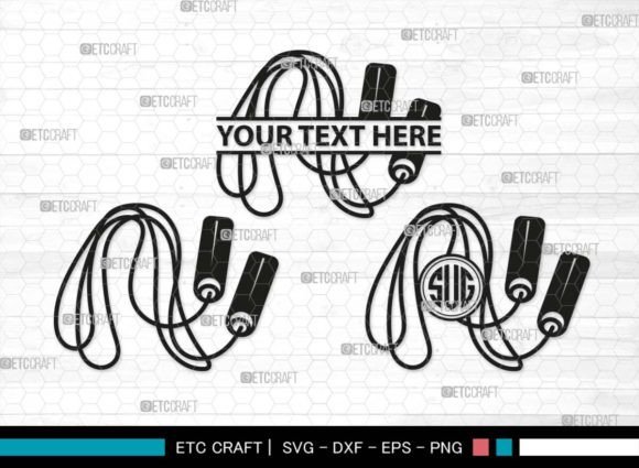Download Skipping Rope Monogram, Jump Rope Svg - Premium Bundle